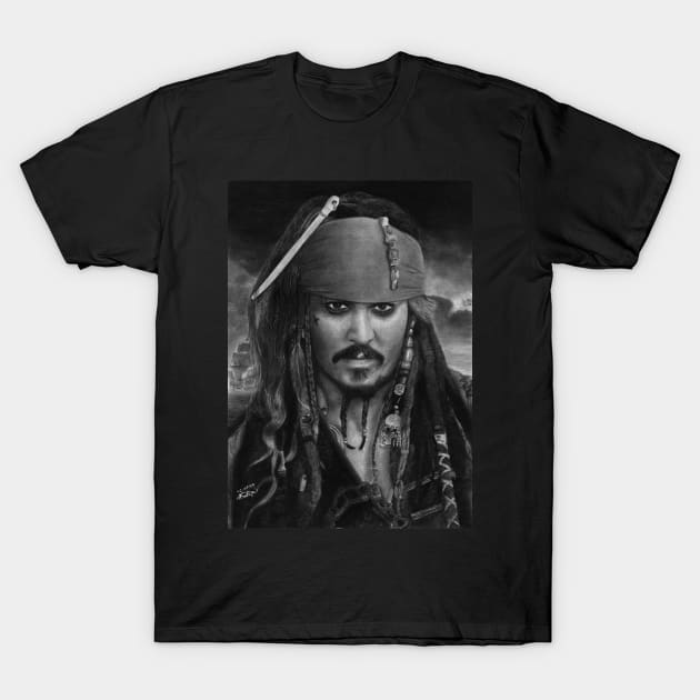 Jack Sparrow T-Shirt by asa7ur